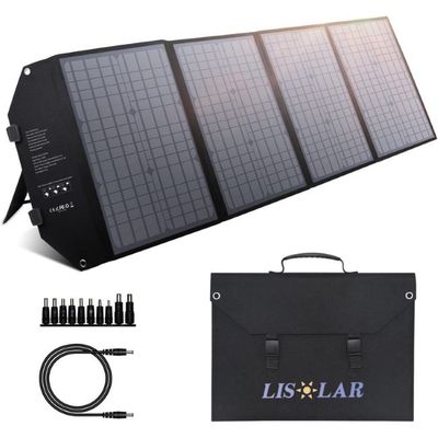 کیسه تاشو ضد آب خورشیدی سبک وزن 100W کیت پانل خورشیدی قابل حمل