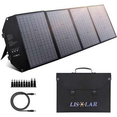 کیسه تاشو خورشیدی قابل حمل IP65 ضد آب 100W شارژر پنل خورشیدی تاشو