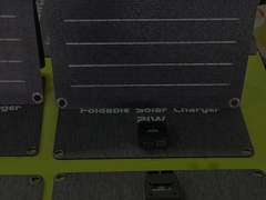 شارژر پنل خورشیدی ضد آب ETFE 30W با کفپوش برای کمپینگ